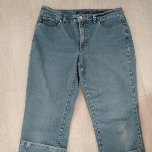 Charter Club Women's Straight Leg Jeans in Dark Blue 💙